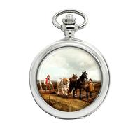 Orologio da Tasca in Corsa con Catenina Horse by Herring