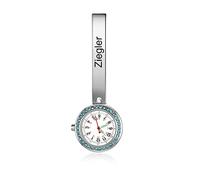 Orologio da Tasca Infermiera Personalizzato Orologio da Infermiera con Nome Clip-on Donna Orologio da Tasca Squisito al Quarzo Digitale Portatile per Della Mamma Regalo (Argento #2)