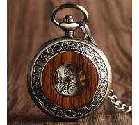 Orologio da tasca meccanico - Oro / Marrone