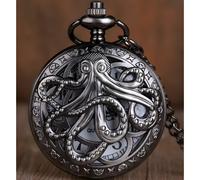 Orologio da tasca Octopus - Nero