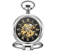 Orologio da tasca OR-14334 - Argento / Nero