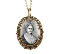 Orologio da tasca souvenir Martha Washington First Lady Orologio da tasca con pendente Retro Bronzo George Washington Collana al quarzo Orologio Uomo Donna,Martha Washing