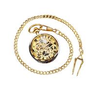 Orologio da tasca vintage, orologi da tasca al qua Orologio da taschino da uomo Orologi da taschino meccanici Steampunk con catena for le vacanze quotidiane Usa Natale Compleanno Festa del papà Annive