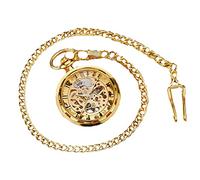 Orologio da tasca vintage, orologi da tasca al qua Orologio da taschino da uomo Orologi da taschino meccanici Steampunk con catena for le vacanze quotidiane Usa Natale Compleanno Festa del papà Annive