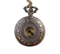 Orologio da tasca vintage, orologi da tasca al qua Orologio da taschino vintage con numeri romani, scala, orologio da taschino al quarzo con catena, for uso quotidiano, Natale, compleanno, festa del p