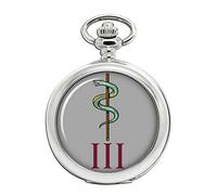 Orologio da taschino con 3 reggimenti medici, esercito britannico.