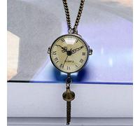Orologio da taschino vintage al quarzo liscio Orologio da taschino classico con catena corta for orologio da taschino classico Antico vintage con grande sfera di vetro Bull Eye Collana Orologio al qua