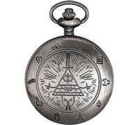 Orologio da taschino vintage al quarzo Orologio da taschino Design unico cavo con catena Adatto for il regalo di Natale di compleanno Festa del papà (Color : 11 grey)