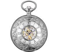 Orologio da Taschino Vintage al Quarzo Orologio da Taschino Meccanico con Catena Vintage Steampunk Numeri Romani Orologi da Taschino a Carica Manuale for Uomo Donna e Confezione Regalo (Color : Jxy06