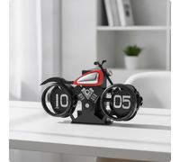 Orologio da Tavolo a Forma di Bicicletta | Base D'appoggio Stabile, Orologio