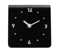 Orologio da tavolo decorativo chic silenzioso per migliorare il tuo spazio di lavoro (nero)