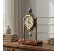 Orologio da Tavolo in Legno a Batteria Decorazione