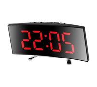 Orologio da tavolo intelligente Luminosità Regolabile Display a LED Sveglia Silenziosa Temperatura Monitor USB E Batteria Funzionamento Silenzioso Orologio Digitale