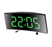 Orologio da tavolo intelligente Luminosità Regolabile Display a LED Sveglia Silenziosa Temperatura Monitor USB E Batteria Funzionamento Silenzioso Orologio Digitale