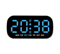 Orologio da Tavolo LED Luminosità Regolabile Temperatura Data e Settimana Displ