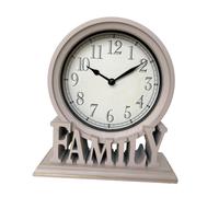 Orologio da tavolo per famiglie con numeri arabi, facile da leggere,
