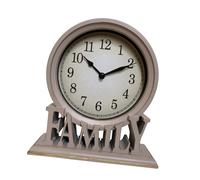 Orologio da tavolo per famiglie con numeri arabi, facile da leggere,