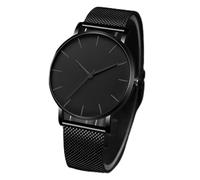 Orologio da uomo 2024 orologio da uomo minimalista moda ultra sottile orologio da uomo semplice da uomo d'affari con cintura in maglia di acciaio inossidabile orologio da uomo per il tempo libero