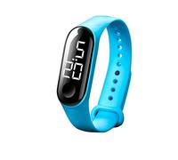 Orologio da uomo a prova di acqua con sensore luminoso a LED per uomini e donne, L, misura unica