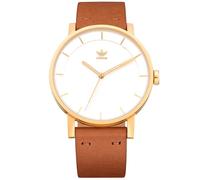 Orologio da uomo Adidas Originals Z08-2548 cinturino in pelle marrone