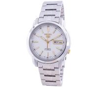 Orologio da uomo automatico Seiko 5 con quadrante bianco SNKL77 SNKL77K1 SNKL77K