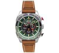 AVI-8 AV-4100-01 Orologio Uomo Hawker Hunter Doppio Tempo Cronografo 43mm 5ATM