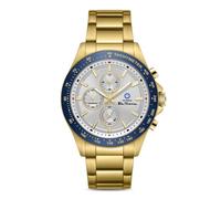 Orologio da uomo Ben Sherman Winchester Cronografo con quadrante argentato goffrato e bracciale in acciaio inossidabile color oro