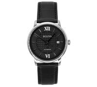 Orologio da uomo Bulova Hudson Automatic Dress 96B441 resistente agli schizzi