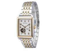 Orologio da uomo Bulova Sutton automatico Argento Quadrante casual 98A308 30M