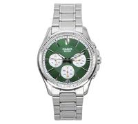 Casio Enticer Analog Acciaio Inossidabile Verde Quarzo MTP-1375D-3 Orologio Uomo