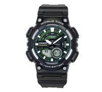 Orologio da uomo Casio Quarzo Verde Quadrante Sport Resina AEQ-110W-3A2V
