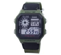 Orologio da uomo Casio World Time Digital AE-1200WHB-3BV AE1200WHB-3BV