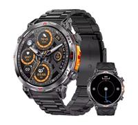 Orologio da uomo con batteria 650 mAh, schermo AMOLED da 1,56 pollici, AMOLED Gatto GPT, GPS Smartwatch IP68 Impermeabile 100 Modalità Sportive Orologio Frequenza Cardiaca SpO2 Sonno Monitor per