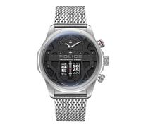 Orologio da uomo con cronografo analogico argento/nero da uomo Police in acciaio inossidabile