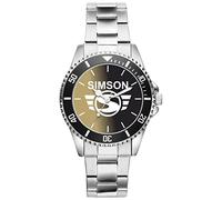 Orologio da uomo con logo Simson SR1 SR2 SR4 SR50 S50 SR80 Spatz Star Sperber orologio da polso da polso analogico al quarzo 9482