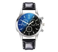 Orologio da uomo con quadrante in acciaio inox, orologio casual con timer e cronometro, A, One Size