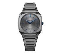 Orologio da uomo D1 Milano SQBJ02 con cinturino quadrato in titanio da 37 mm, grigio, Tipo di bracciale: