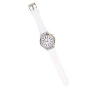 Orologio da uomo da 34 mm, coppia luminosa e di personalità, al quarzo, con cinturino per orologio da donna, bianco, misura unica