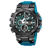 Orologio da uomo digitale, sportivo, impermeabile, analogico, al quarzo, con allarme, orologio tattico da uomo, con quadrante grande, multifunzione, orologio militare da uomo, Transblue, Bracciale