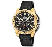 Orologio Da Uomo Festina Chrono Bike Con Cinturino In Pelle Nero UF20728/3