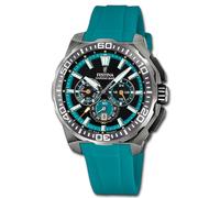 Orologio Da Uomo Festina Crono Bike Con Cinturino In Caucciù Turchese UF20725/6