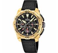 Festina Orologio Chrono bike F20728/3 in acciaio e pelle
