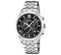 Festina Orologio Uomo F20040/4 Swiss Made Acciaio 316L Cronografo Quarzo Grigio Argentato 40 mm