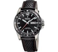 Orologio da uomo Festina Titanium Leather Strap Black Dial Quartz F20699-4 100M