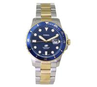 Orologio da uomo Fossil FS6034 Blue Dive 42 mm Ø nuovo imballo originale