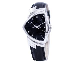 Orologio da uomo Hamilton Ventura Nero Quadrante Abito Quarzo H24411732