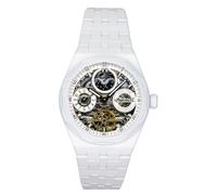 Ingersoll 1892, The Broadway, orologio automatico da uomo 43 mm con quadrante bianco e cinturino in ceramica bianco I15103