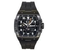 Ingersoll The Play Orologio automatico da uomo da 50 mm con quadrante scheletrato nero e cinturino in PU nero I15302