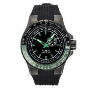 Orologio da uomo Invicta Aviator Quarzo Casuale Nero Quadrante 100M INV49731