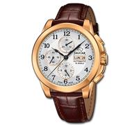 Jaguar Orologio da polso J977/1 Automatico Cronografo Pelle marrone Vetro zaffiro 10 ATM Uomo